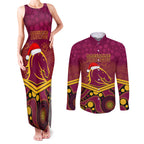 custom-brisbane-broncos-rugby-christmas-couples-matching-tank-maxi-dress-and-long-sleeve-button-shirt-merry-xmas-2023-mix-aboriginal-art