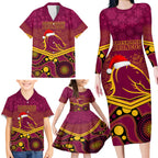 custom-brisbane-broncos-rugby-christmas-family-matching-long-sleeve-bodycon-dress-and-hawaiian-shirt-merry-xmas-2023-mix-aboriginal-art