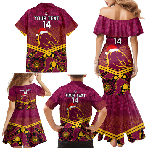 custom-brisbane-broncos-rugby-christmas-family-matching-mermaid-dress-and-hawaiian-shirt-merry-xmas-2023-mix-aboriginal-art