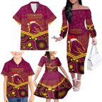 custom-brisbane-broncos-rugby-christmas-family-matching-off-shoulder-long-sleeve-dress-and-hawaiian-shirt-merry-xmas-2023-mix-aboriginal-art