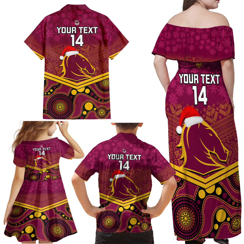 custom-brisbane-broncos-rugby-christmas-family-matching-off-shoulder-maxi-dress-and-hawaiian-shirt-merry-xmas-2023-mix-aboriginal-art