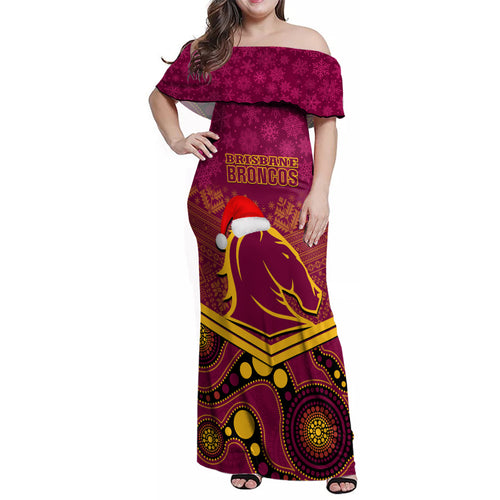 custom-brisbane-broncos-rugby-christmas-family-matching-off-shoulder-maxi-dress-and-hawaiian-shirt-merry-xmas-2023-mix-aboriginal-art