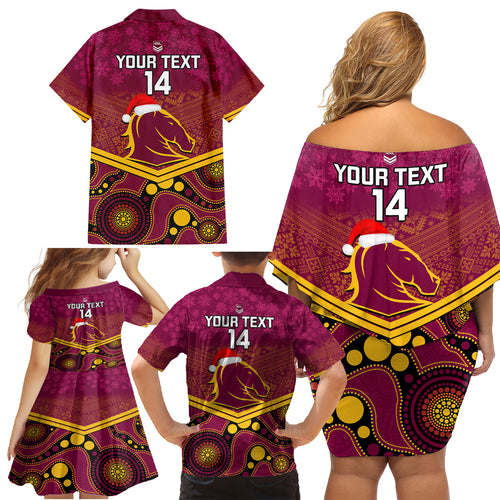 custom-brisbane-broncos-rugby-christmas-family-matching-off-shoulder-short-dress-and-hawaiian-shirt-merry-xmas-2023-mix-aboriginal-art