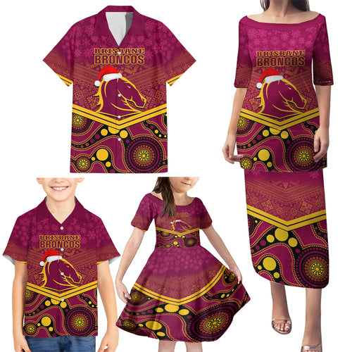 custom-brisbane-broncos-rugby-christmas-family-matching-puletasi-dress-and-hawaiian-shirt-merry-xmas-2023-mix-aboriginal-art