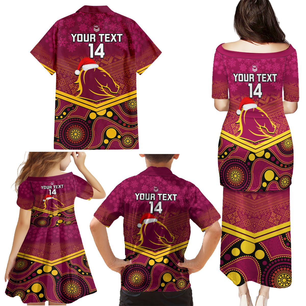 custom-brisbane-broncos-rugby-christmas-family-matching-puletasi-dress-and-hawaiian-shirt-merry-xmas-2023-mix-aboriginal-art