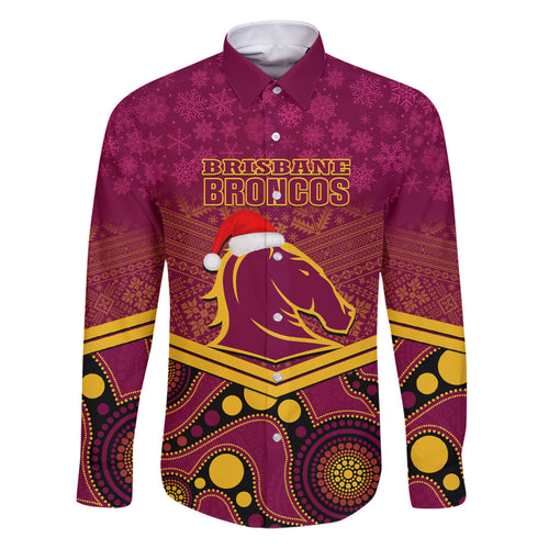 custom-brisbane-broncos-rugby-christmas-family-matching-puletasi-dress-and-hawaiian-shirt-merry-xmas-2023-mix-aboriginal-art