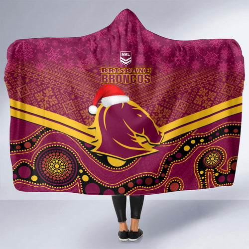 custom-brisbane-broncos-rugby-christmas-hooded-blanket-merry-xmas-2023-mix-aboriginal-art