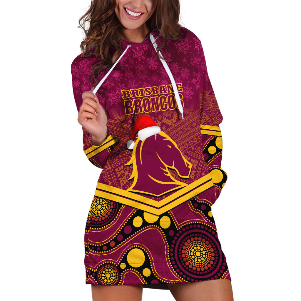 custom-brisbane-broncos-rugby-christmas-hoodie-dress-merry-xmas-2023-mix-aboriginal-art