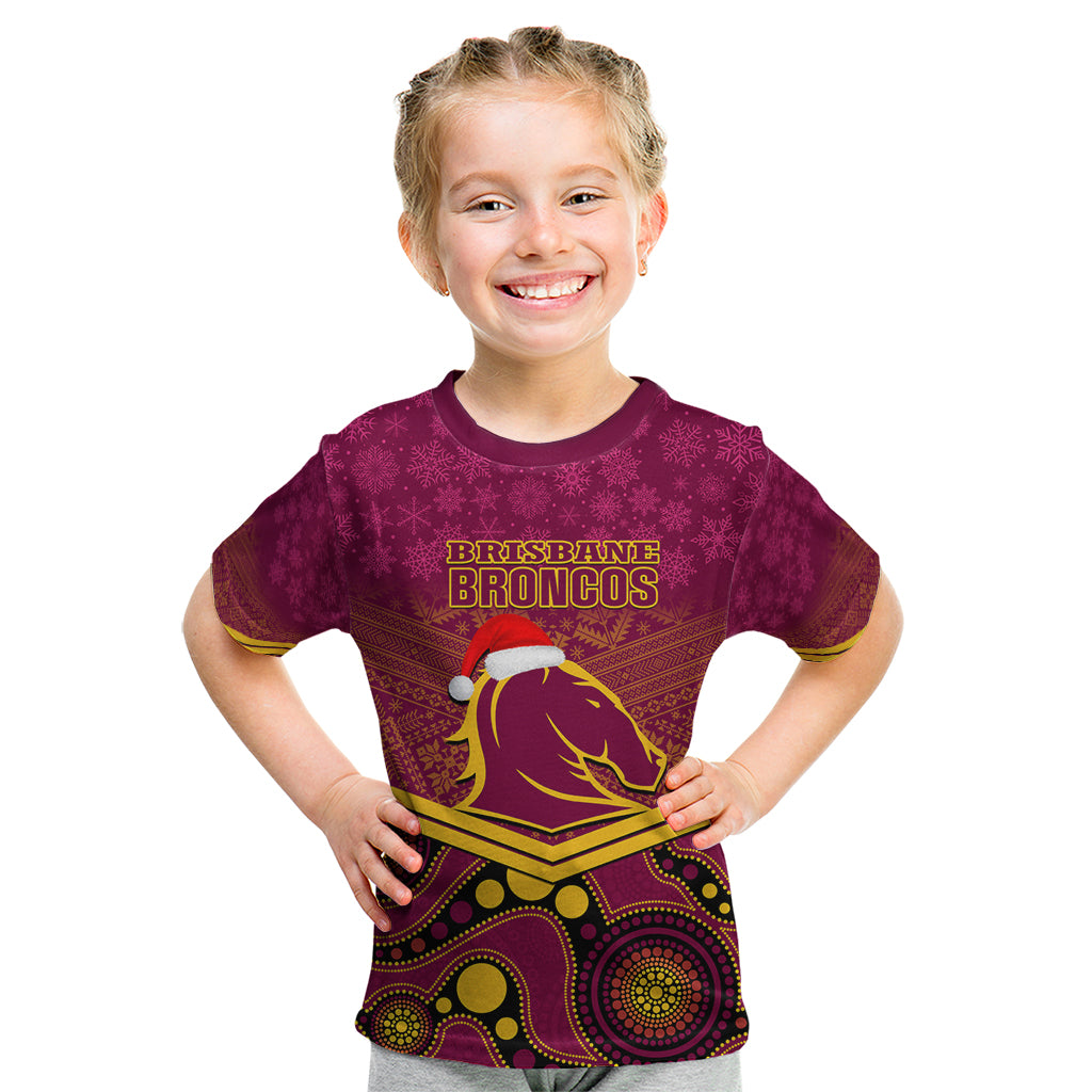 custom-brisbane-broncos-rugby-christmas-kid-t-shirt-merry-xmas-2023-mix-aboriginal-art