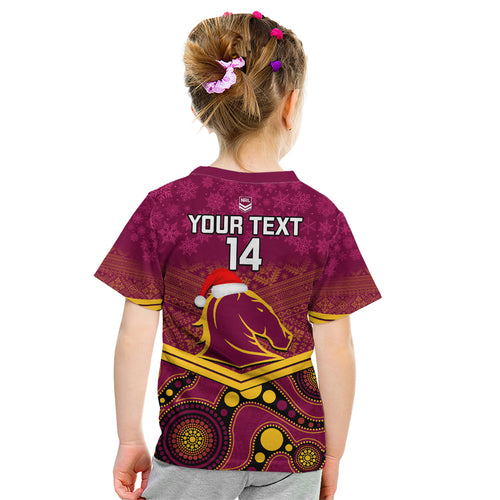 custom-brisbane-broncos-rugby-christmas-kid-t-shirt-merry-xmas-2023-mix-aboriginal-art