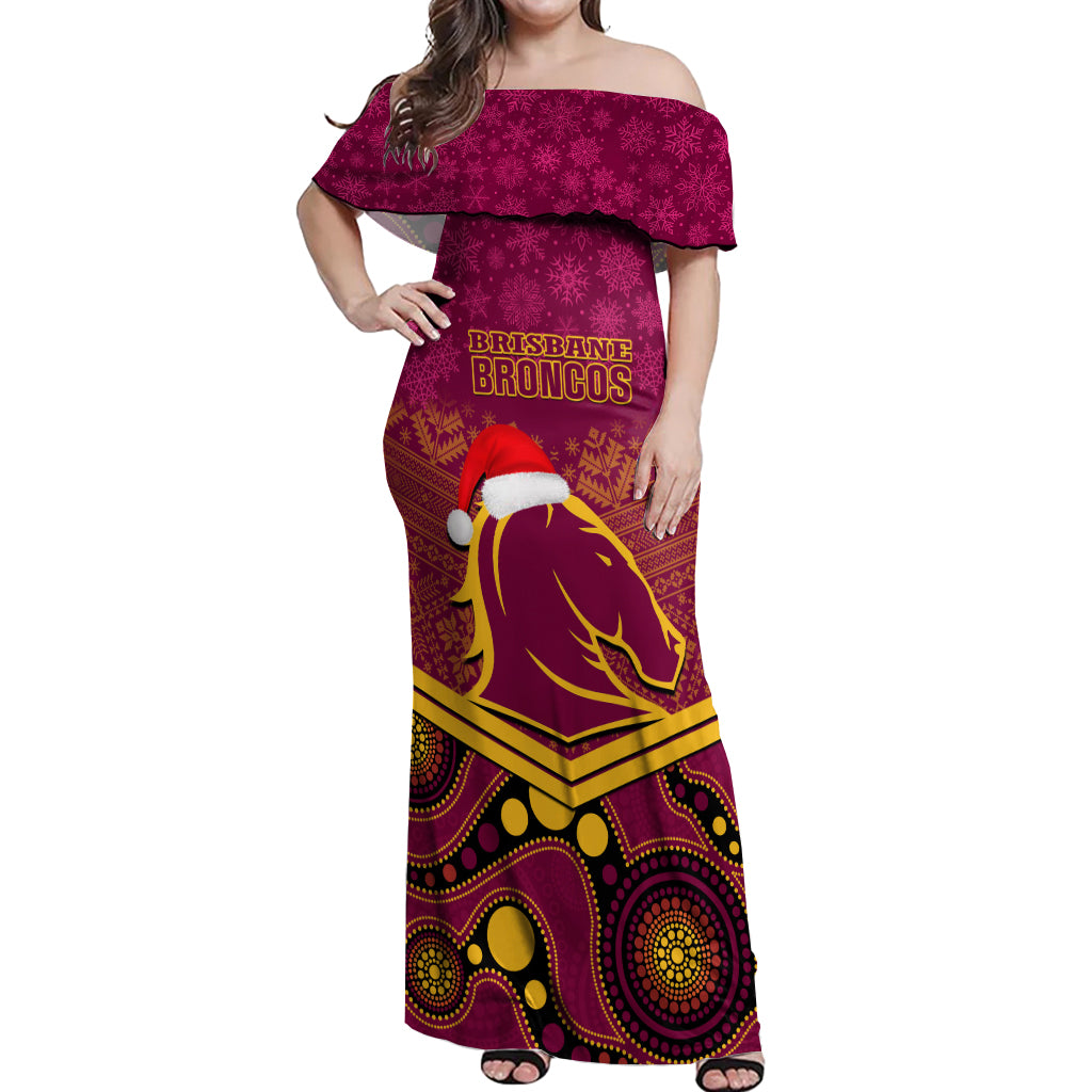 custom-brisbane-broncos-rugby-christmas-off-shoulder-maxi-dress-merry-xmas-2023-mix-aboriginal-art