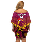 custom-brisbane-broncos-rugby-christmas-off-shoulder-short-dress-merry-xmas-2023-mix-aboriginal-art