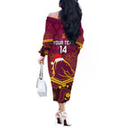 custom-brisbane-broncos-rugby-christmas-off-the-shoulder-long-sleeve-dress-merry-xmas-2023-mix-aboriginal-art