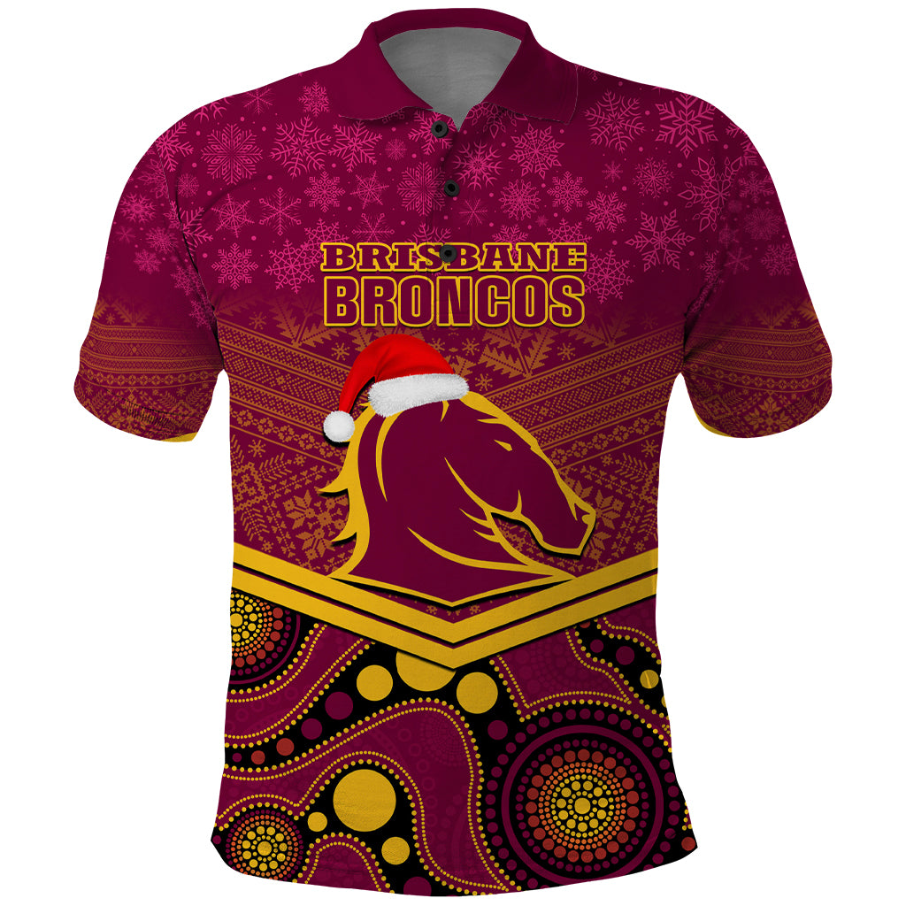 custom-brisbane-broncos-rugby-christmas-polo-shirt-merry-xmas-2023-mix-aboriginal-art