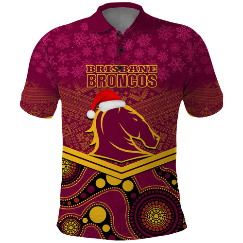 custom-brisbane-broncos-rugby-christmas-polo-shirt-merry-xmas-2023-mix-aboriginal-art