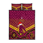 custom-brisbane-broncos-rugby-christmas-quilt-bed-set-merry-xmas-2023-mix-aboriginal-art