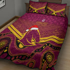 custom-brisbane-broncos-rugby-christmas-quilt-bed-set-merry-xmas-2023-mix-aboriginal-art