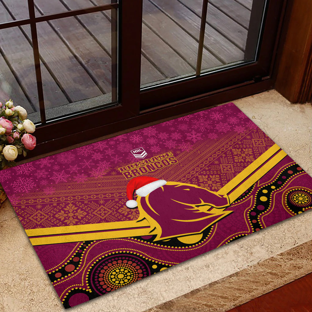 custom-brisbane-broncos-rugby-christmas-rubber-doormat-merry-xmas-2023-mix-aboriginal-art