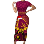 custom-brisbane-broncos-rugby-christmas-short-sleeve-bodycon-dress-merry-xmas-2023-mix-aboriginal-art