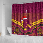 custom-brisbane-broncos-rugby-christmas-shower-curtain-merry-xmas-2023-mix-aboriginal-art