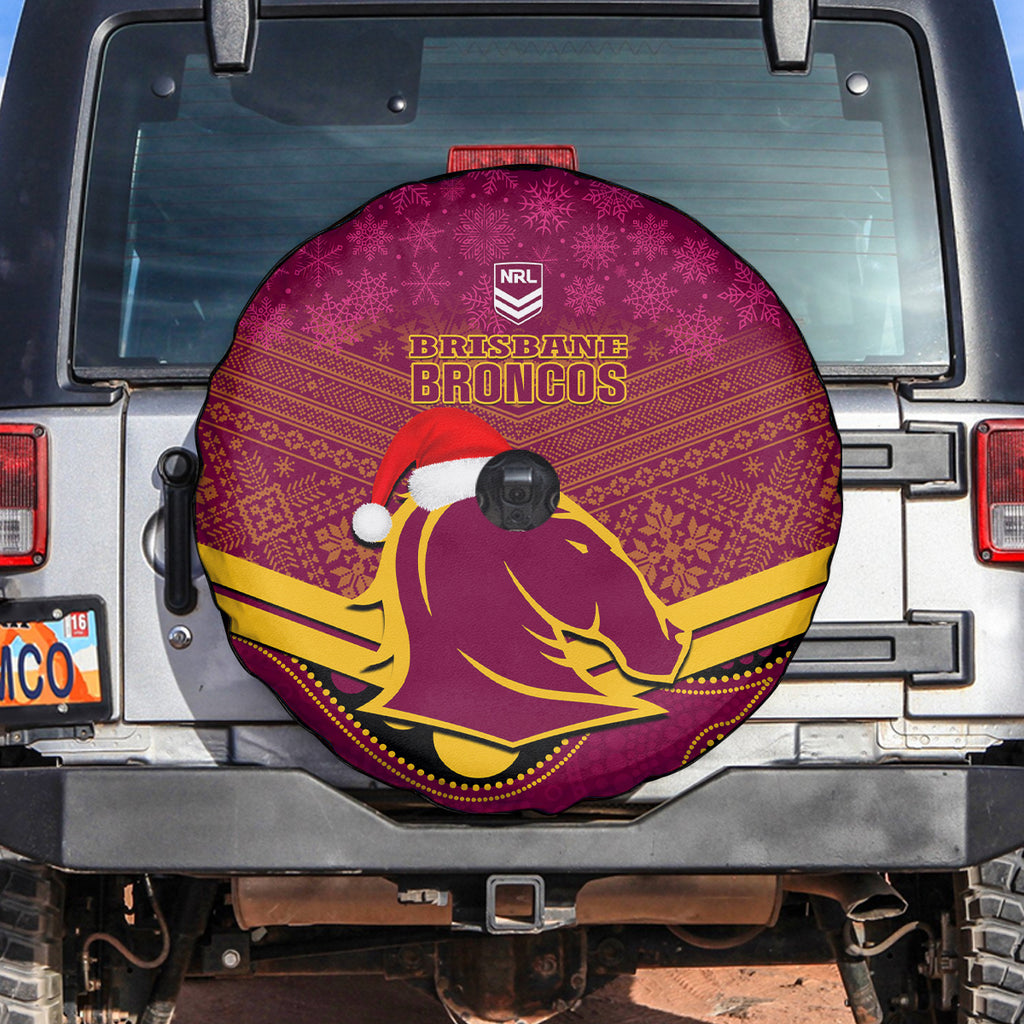 custom-brisbane-broncos-rugby-christmas-spare-tire-cover-merry-xmas-2023-mix-aboriginal-art