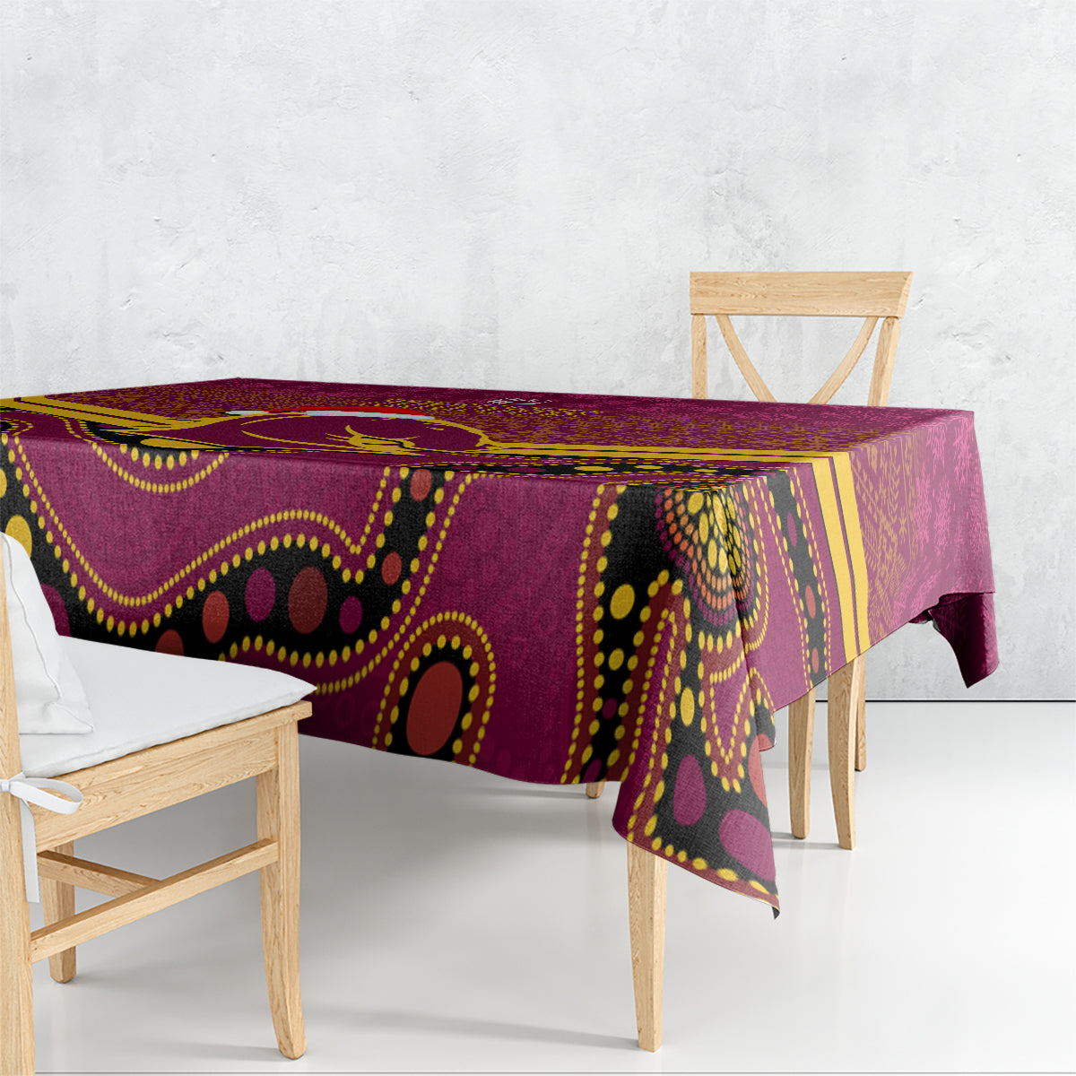 custom-brisbane-broncos-rugby-christmas-tablecloth-merry-xmas-2023-mix-aboriginal-art