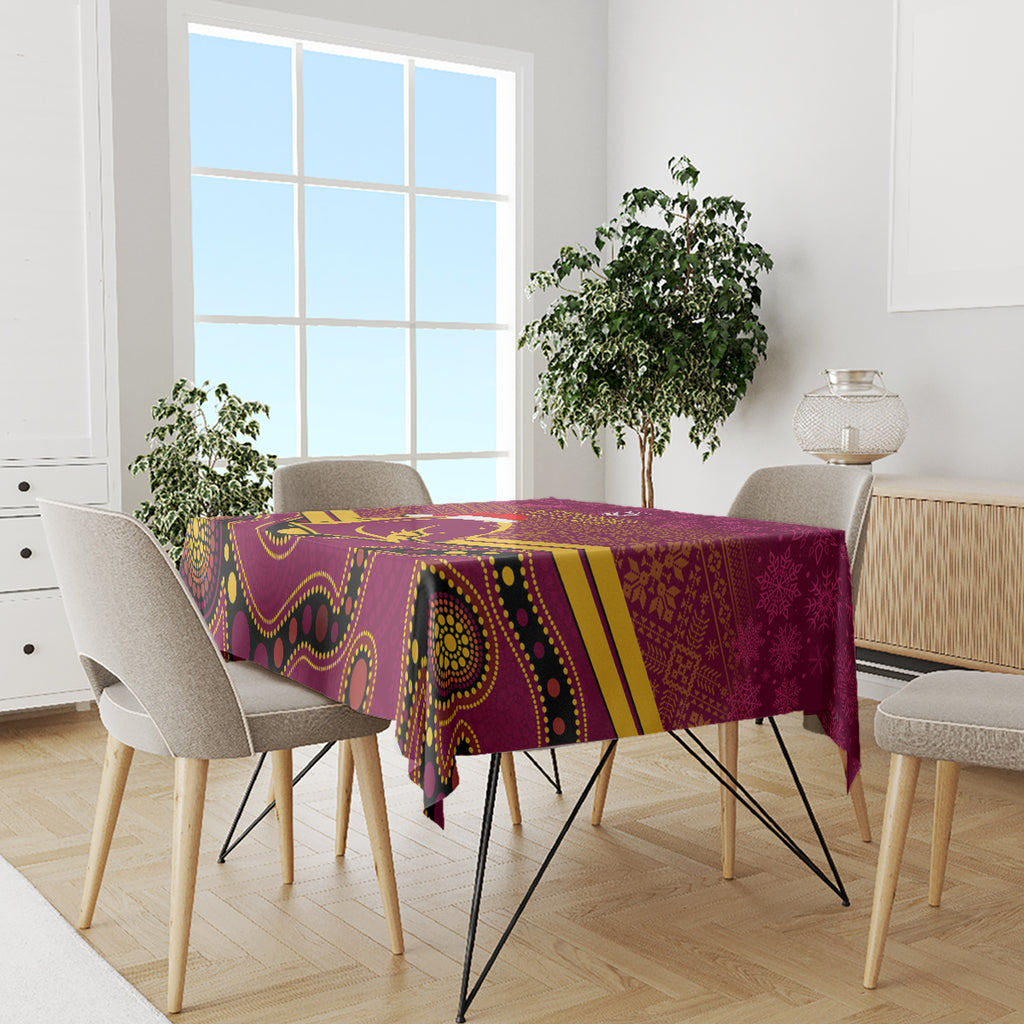 custom-brisbane-broncos-rugby-christmas-tablecloth-merry-xmas-2023-mix-aboriginal-art