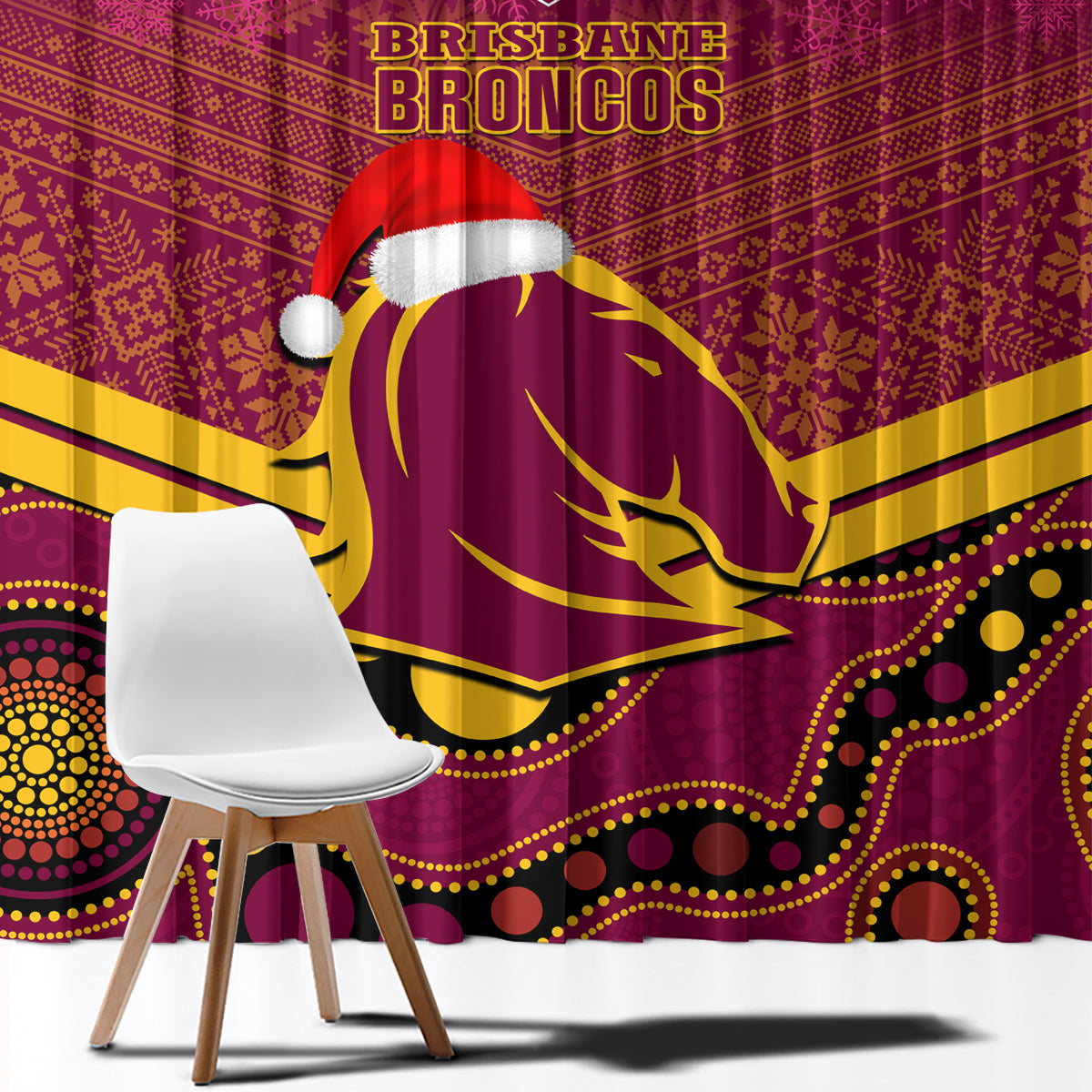 custom-brisbane-broncos-rugby-christmas-window-curtain-merry-xmas-2023-mix-aboriginal-art