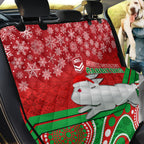 custom-rabbitohs-rugby-christmas-back-car-seat-cover-merry-xmas-2023-mix-aboriginal-art