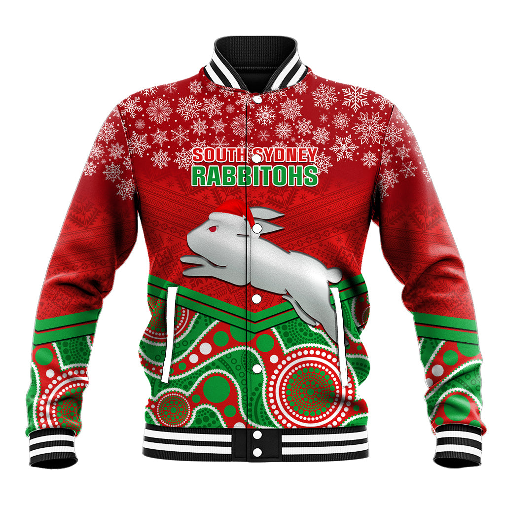 custom-rabbitohs-rugby-christmas-baseball-jacket-merry-xmas-2023-mix-aboriginal-art