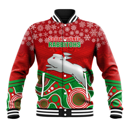 custom-rabbitohs-rugby-christmas-baseball-jacket-merry-xmas-2023-mix-aboriginal-art