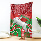 custom-rabbitohs-rugby-christmas-blanket-merry-xmas-2023-mix-aboriginal-art