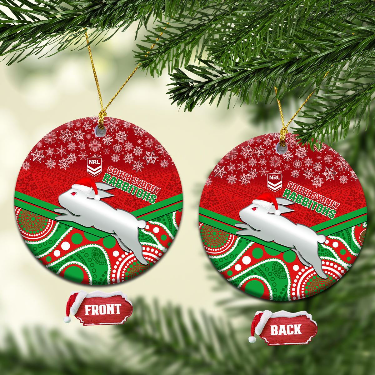 rabbitohs-rugby-christmas-ceramic-ornament-merry-xmas-2023-mix-aboriginal-art