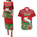 custom-rabbitohs-rugby-christmas-couples-matching-puletasi-dress-and-hawaiian-shirt-merry-xmas-2023-mix-aboriginal-art