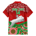 custom-rabbitohs-rugby-christmas-family-matching-off-shoulder-long-sleeve-dress-and-hawaiian-shirt-merry-xmas-2023-mix-aboriginal-art