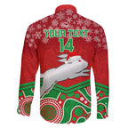 custom-rabbitohs-rugby-christmas-family-matching-off-shoulder-short-dress-and-hawaiian-shirt-merry-xmas-2023-mix-aboriginal-art