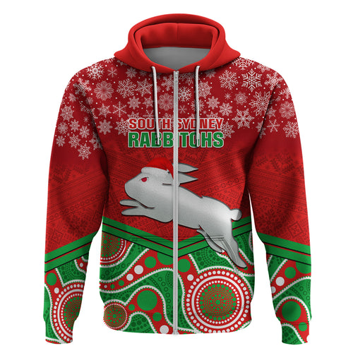 custom-rabbitohs-rugby-christmas-hoodie-merry-xmas-2023-mix-aboriginal-art