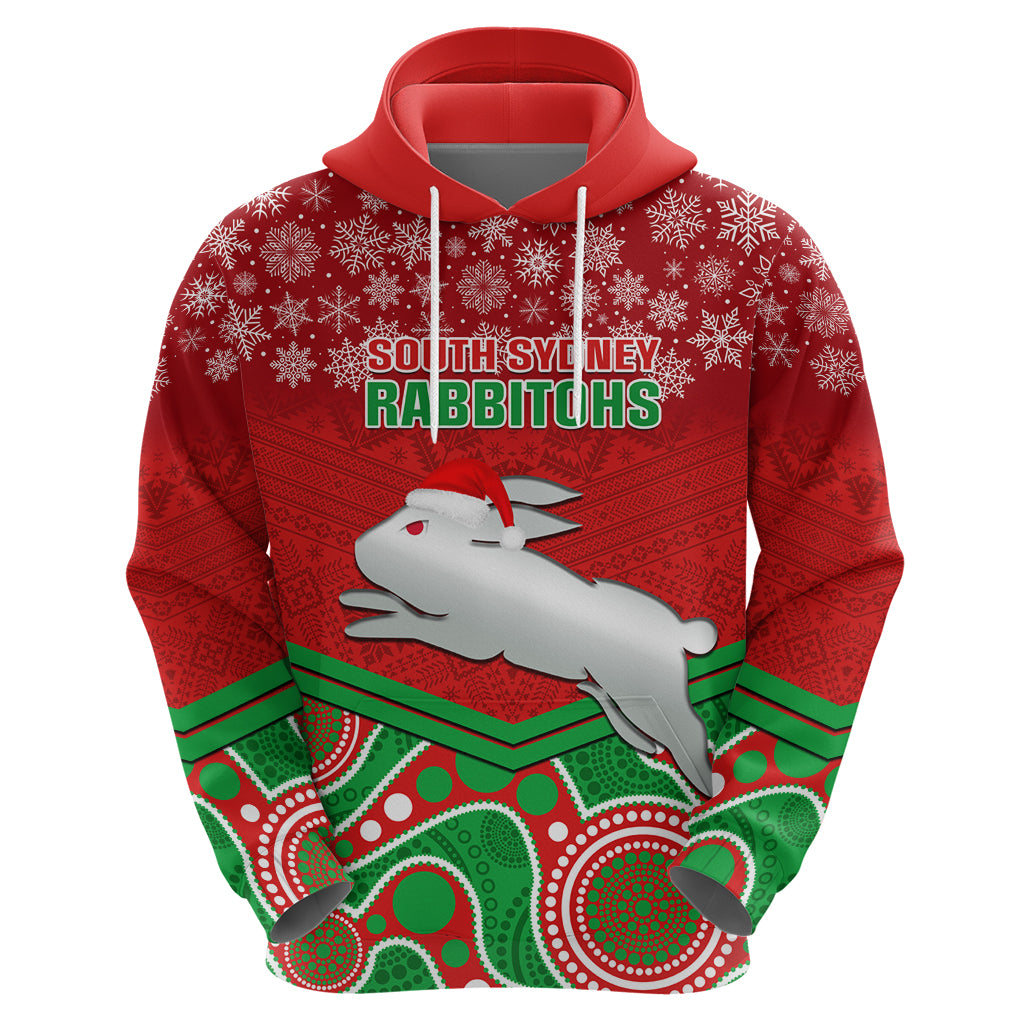custom-rabbitohs-rugby-christmas-hoodie-merry-xmas-2023-mix-aboriginal-art