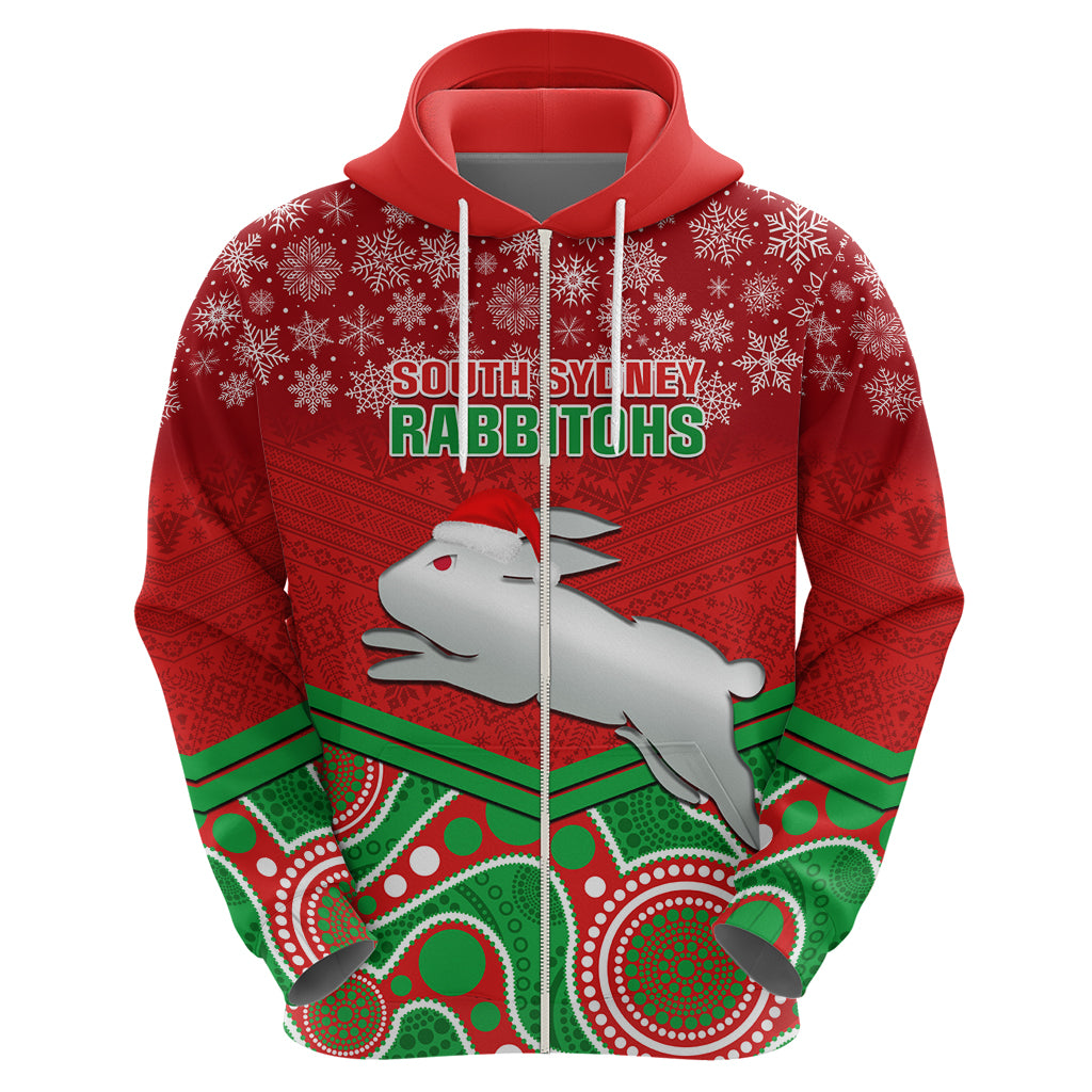 custom-rabbitohs-rugby-christmas-hoodie-merry-xmas-2023-mix-aboriginal-art