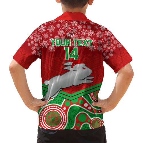 custom-rabbitohs-rugby-christmas-kid-hawaiian-shirt-merry-xmas-2023-mix-aboriginal-art