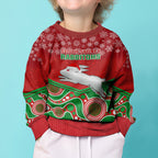 custom-rabbitohs-rugby-christmas-kid-ugly-christmas-sweater-merry-xmas-2023-mix-aboriginal-art