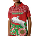 custom-rabbitohs-rugby-christmas-kid-polo-shirt-merry-xmas-2023-mix-aboriginal-art