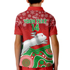 custom-rabbitohs-rugby-christmas-kid-polo-shirt-merry-xmas-2023-mix-aboriginal-art