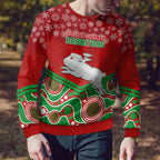 custom-rabbitohs-rugby-christmas-ugly-christmas-sweater-merry-xmas-2023-mix-aboriginal-art