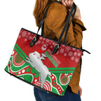custom-rabbitohs-rugby-christmas-leather-tote-bag-merry-xmas-2023-mix-aboriginal-art