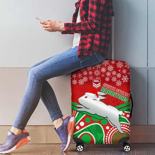 custom-rabbitohs-rugby-christmas-luggage-cover-merry-xmas-2023-mix-aboriginal-art