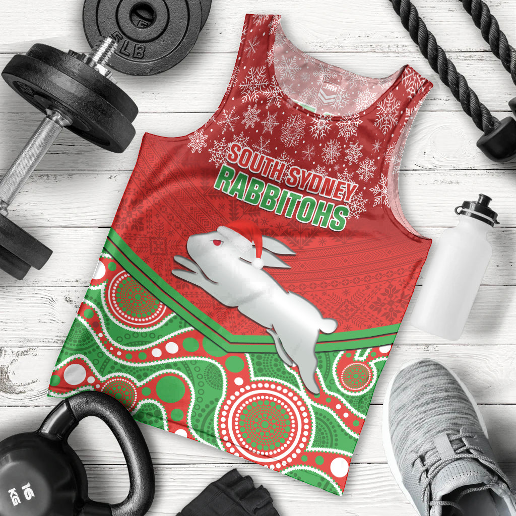 custom-rabbitohs-rugby-christmas-men-tank-top-merry-xmas-2023-mix-aboriginal-art