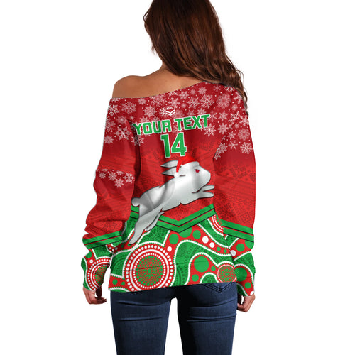 custom-rabbitohs-rugby-christmas-off-shoulder-sweater-merry-xmas-2023-mix-aboriginal-art