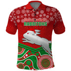 custom-rabbitohs-rugby-christmas-polo-shirt-merry-xmas-2023-mix-aboriginal-art