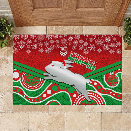 custom-rabbitohs-rugby-christmas-rubber-doormat-merry-xmas-2023-mix-aboriginal-art